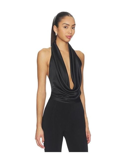 Lovers + Friends Black Mayra Top