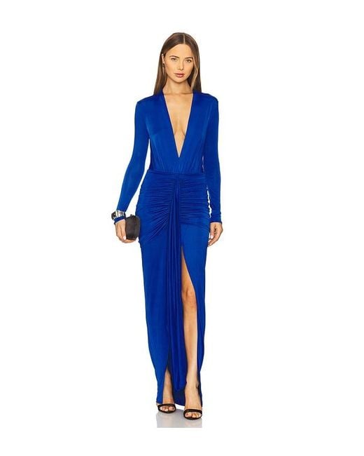 MOTHER OF ALL Blue Inaya Maxi Dress