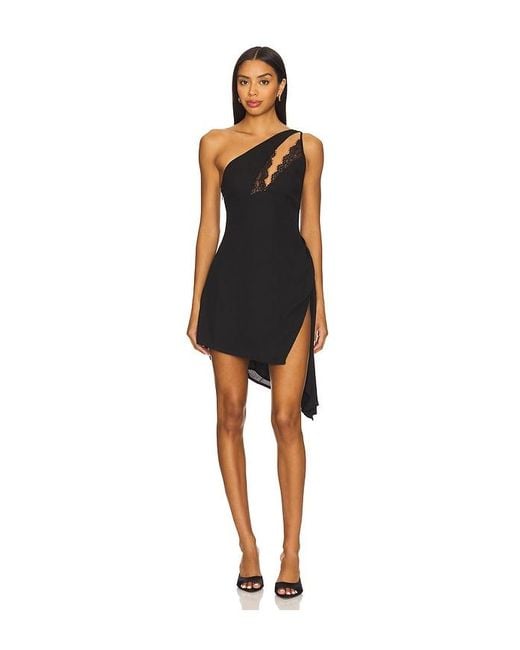 superdown Black Tracie Mini Dress