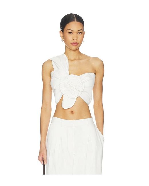 JBQ White Camelia Top