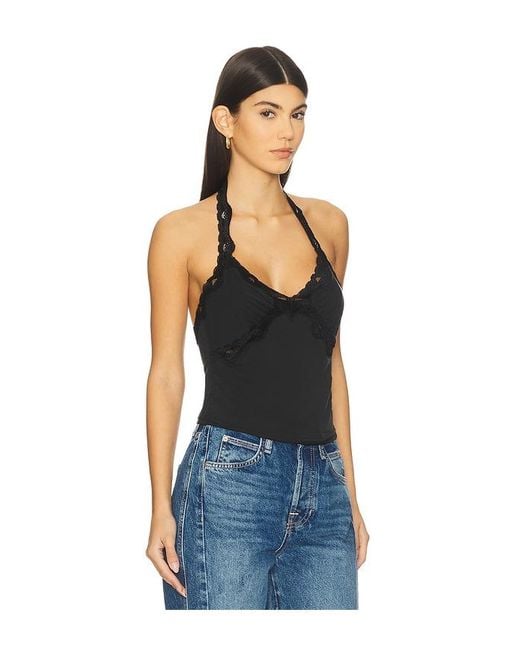 Free People Blue Neckholder Brooke