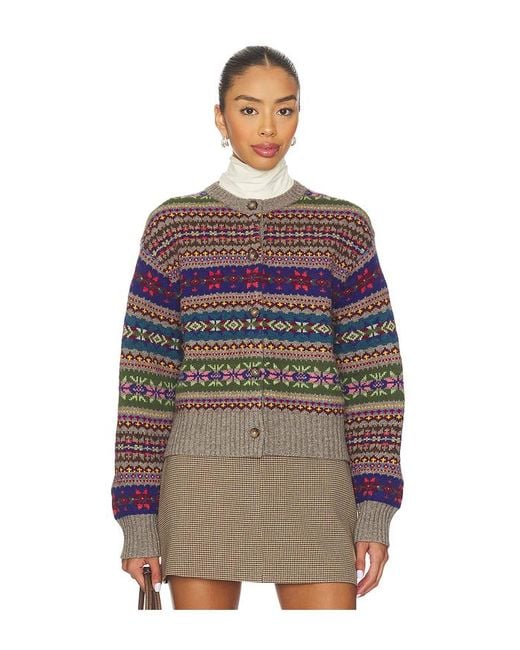 Polo Ralph Lauren Multicolor Fair Isle Buttoned Cardigan
