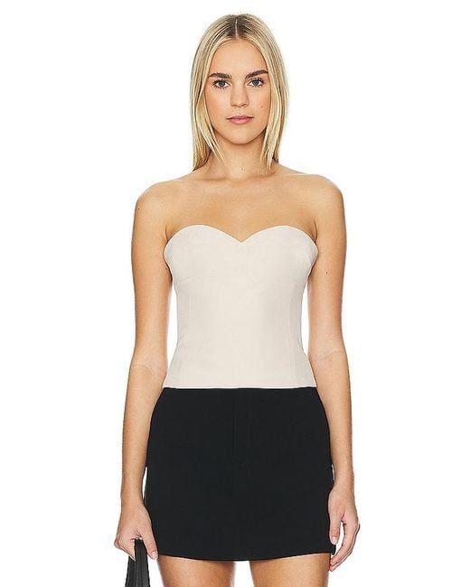 RUE SOPHIE White Marina Sweetheart Top