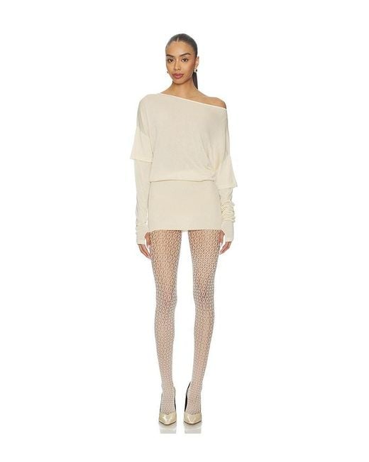 Wolford Natural Daisy Net Tights