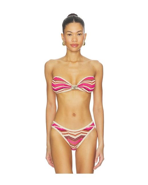 Devon Windsor Orange Samira Bikini Top