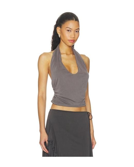 With Jean Black Jolene Top