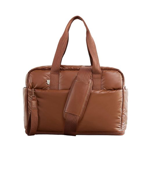 BEIS Brown The Expandable Puffy Duffle