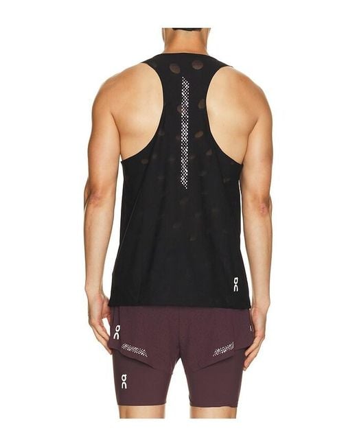 On Shoes Black Zero Tank Breathe for men
