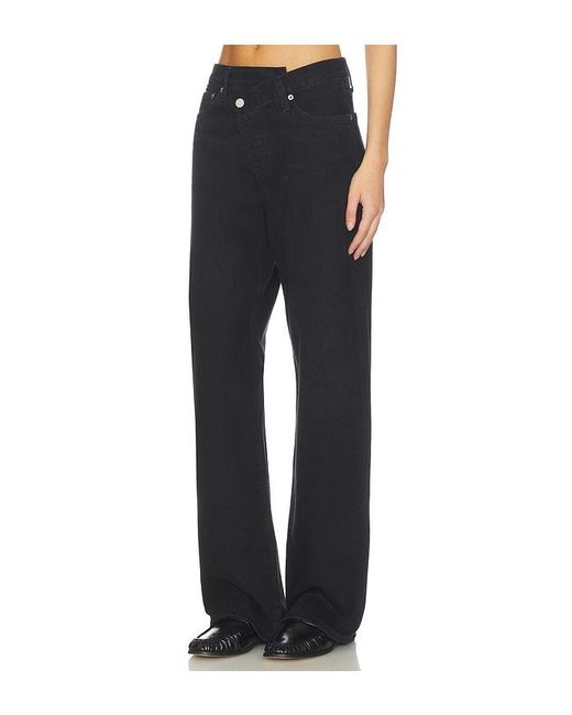 Agolde Black Arc Criss Cross Jeans