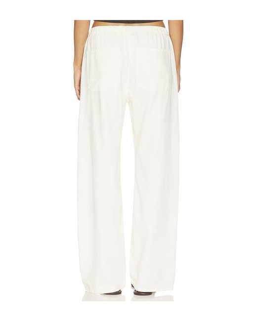 Rag & Bone White Logan Pull On Track Pants