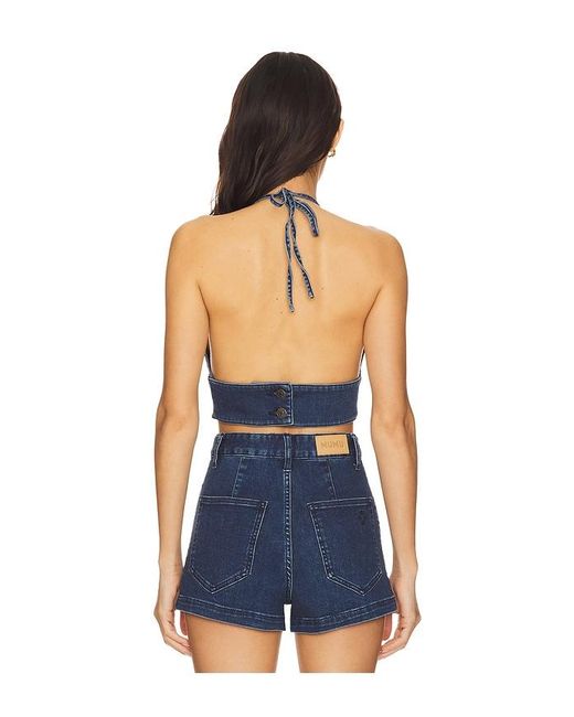 Palm Springs Top En Color Azul Talla (También En Xs, S, M, Xl) Show Me Your Mumu de color Blue