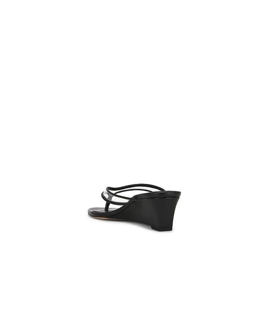 Veronica Beard Black Clea Wedge Sandal
