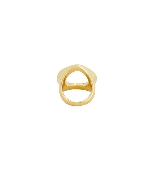 Ettika White Open Circle Ring