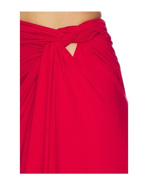 Sid Neigum Red Braid Skirt