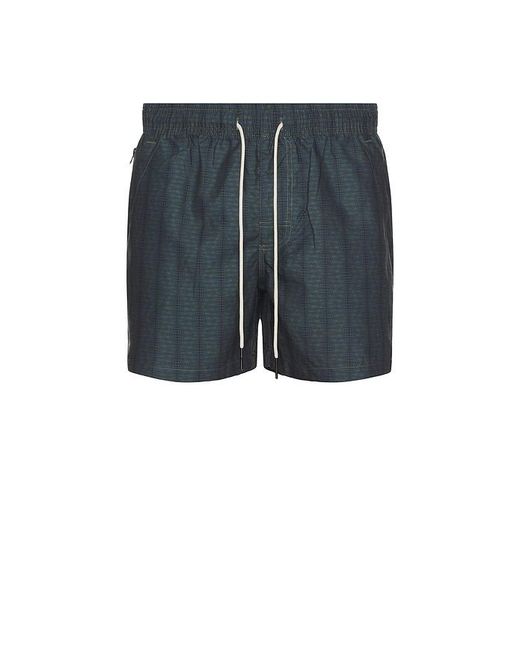 Oas Blue Getrick Swim Shorts for men