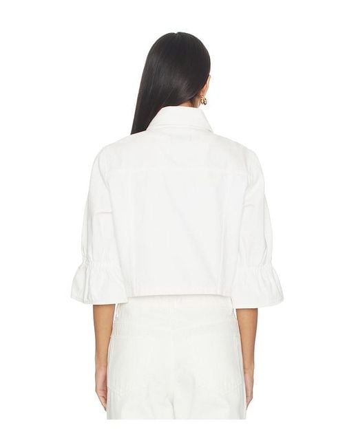 Lamarque White Carolina Jacket