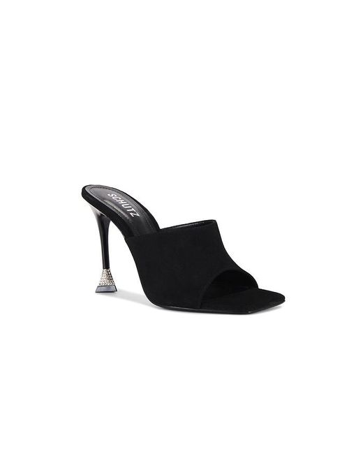 SCHUTZ SHOES Black Nattie Mule