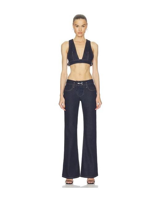Halo Blue Low Waist Retro Jean