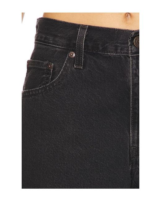 Levi's Black Baggy Dad Jort