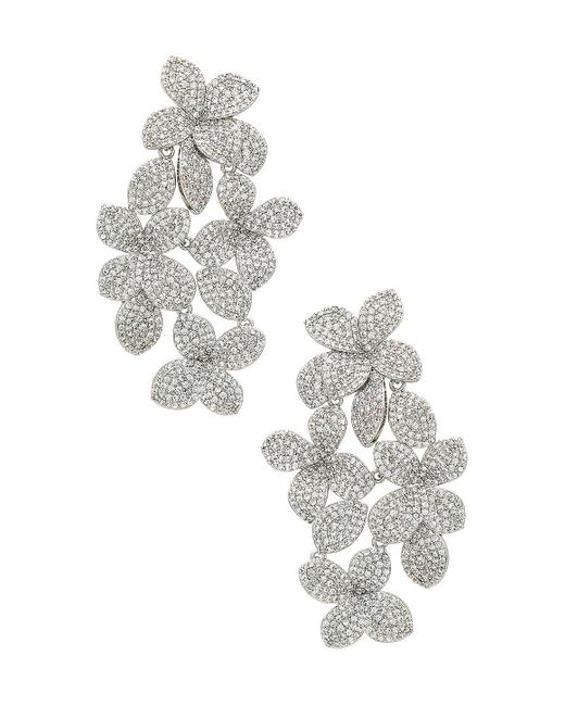 Shashi Alyssa Drop Earrings in Silver (Metallic) | Lyst