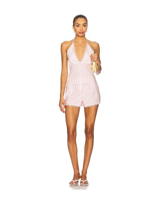 Lovers + Friends White Sylvie Top