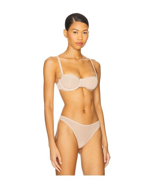 CUUP Orange Balconette Mesh Bra
