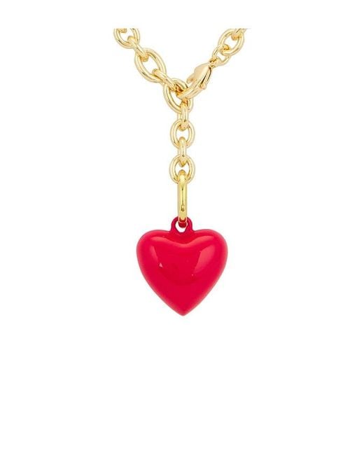 Roxanne Assoulin White Mini Happy Heart Necklace
