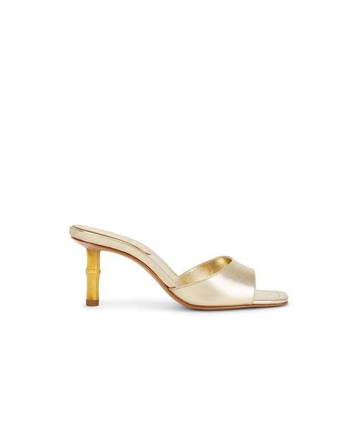 SCHUTZ SHOES White Leena Bamboo Sandal
