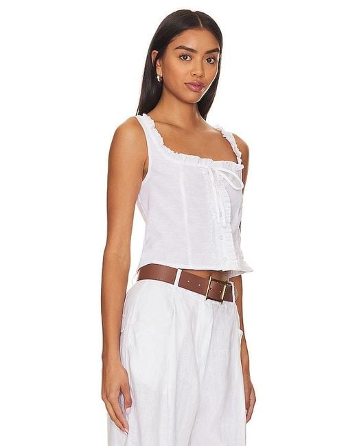 SNDY'S White Cottage Top