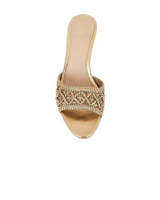 Veronica Beard White Tia Macrame Sandal