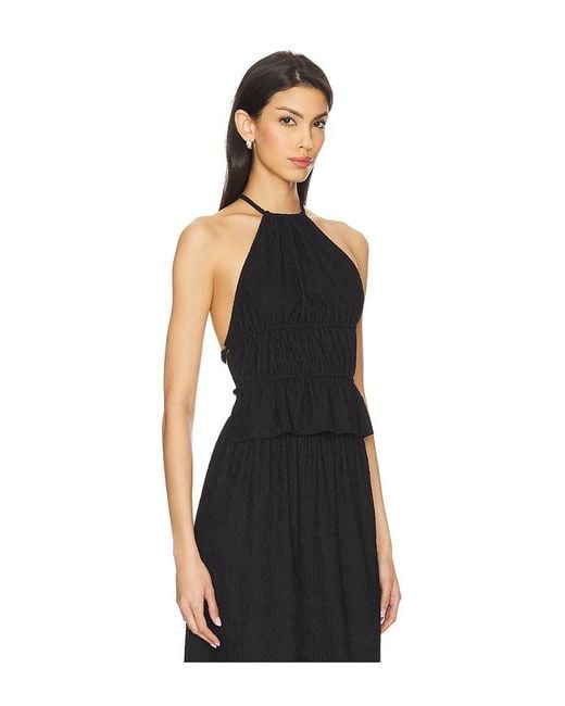 MORE TO COME Black Malina Top