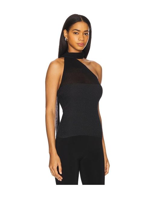 With Jean Black Larissa Top