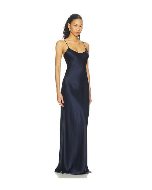 Nili Lotan Blue Cami Gown