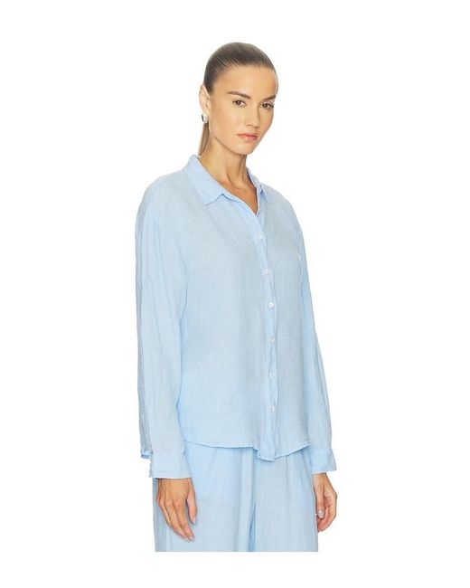 Velvet By Graham & Spencer Blue Brighton Button Down Shirt