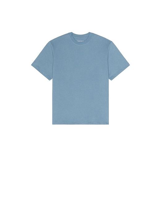 Beyond Yoga Blue Softknit Cotton Tee for men