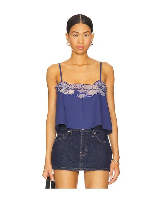 SNDY'S Greta トップ Blue