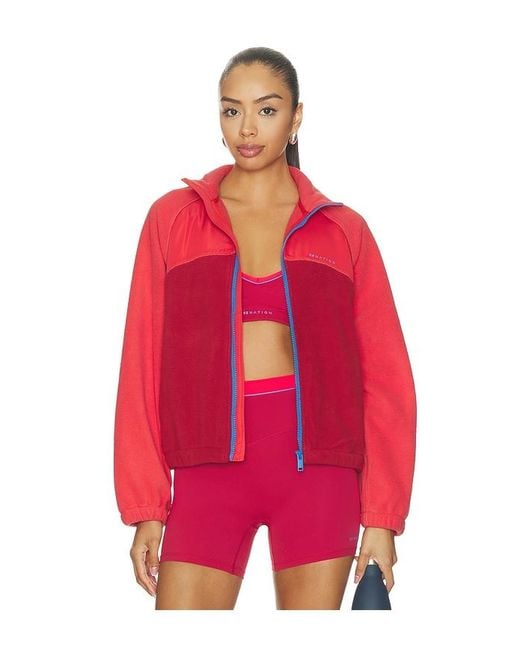 P.E Nation Red Alumni Jacket