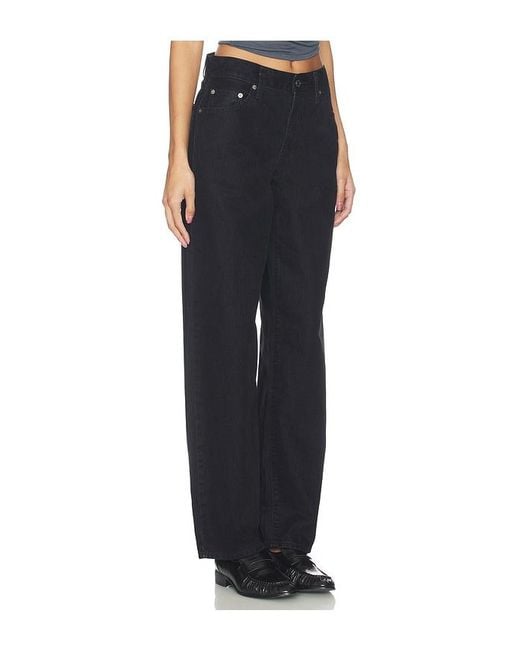 Levi's Blue Baggy Dad Jeans
