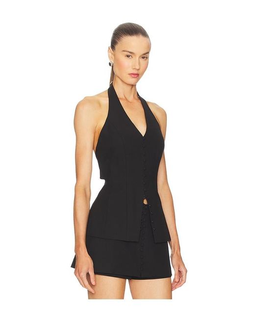 Cult Gaia Black Helio Top