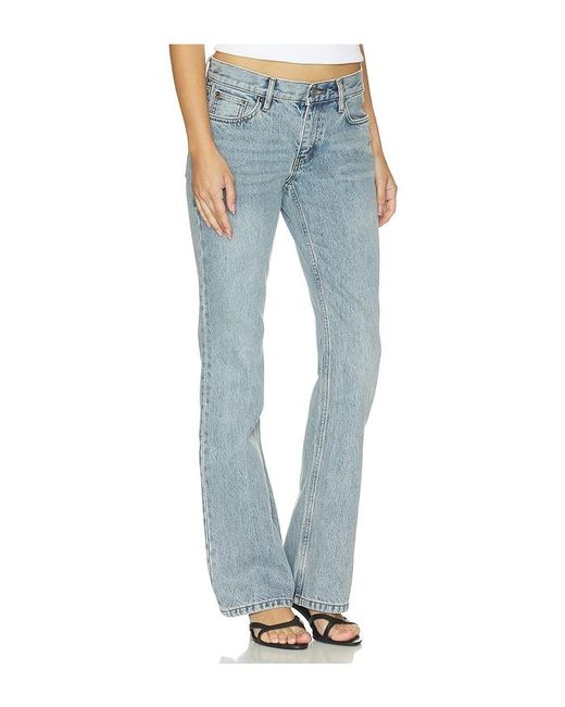 Still Here Blue Tomorrow Low Rise Skinny Bootcut Jeans