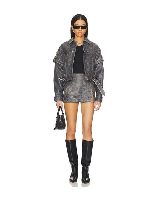 Manokhi Black Vintage Oversized Jacket