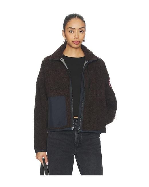 Canada Goose Black Simcoe Fleece Jacket
