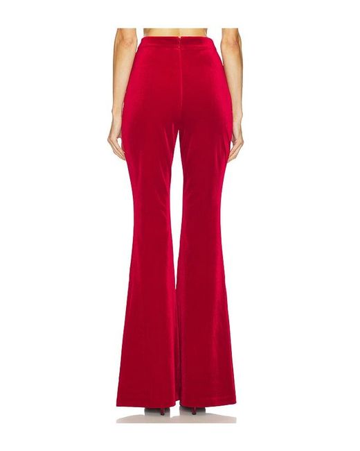 Nadine Merabi Red Beatrice Trousers