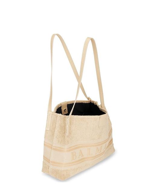 Balmain Natural Tasche Small Release Shopper
