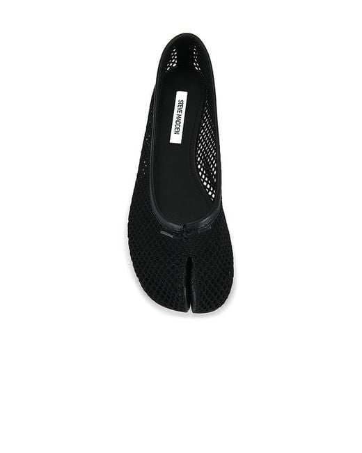 Steve Madden Black Calico Mesh Flat