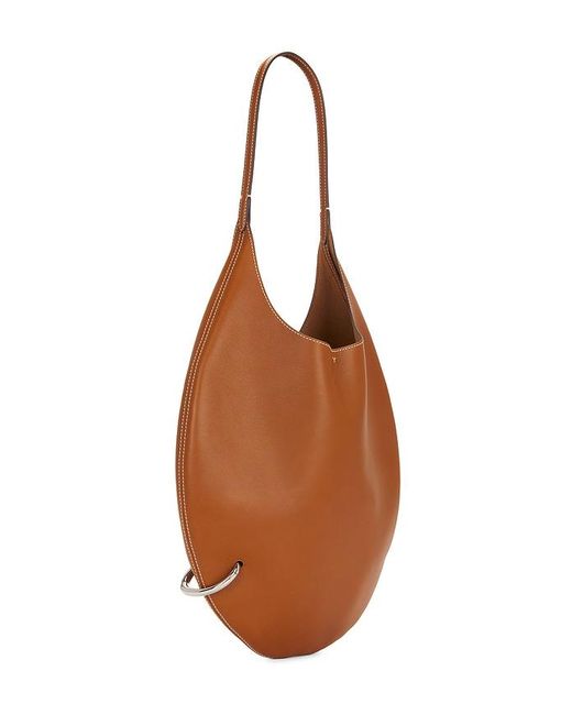 Tory Burch Brown Pierced Soft Bag