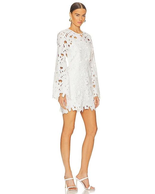 Rococo Sand White Celia Short Dress