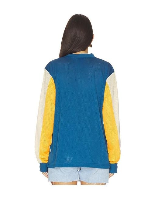 Araminta James Blue Speedway Long Sleeve Tee