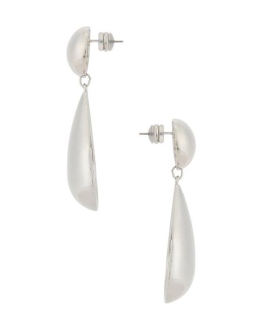 Shashi White Wayne Drop Earring