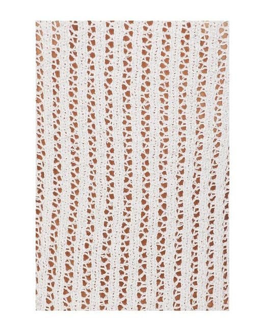 Asta Resort White Fernanda Crochet Dress